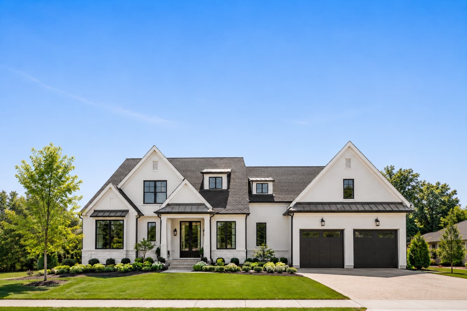 Exterior under a clear blue sky